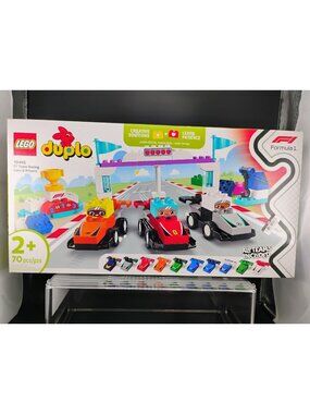 LEGO Duplo F1 Team Racing Cars & Drivers Set 10445